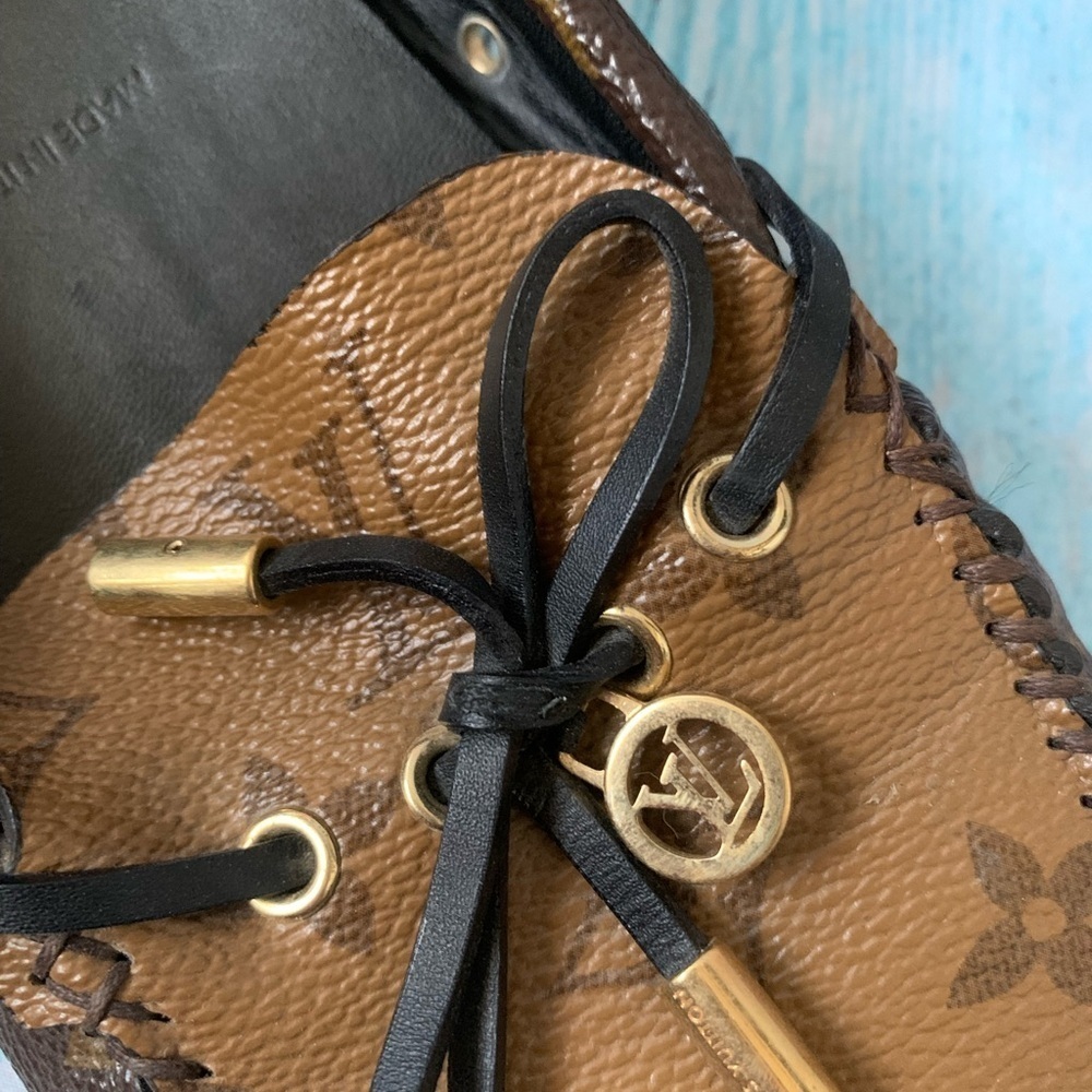 Louis Vuitton Gloria Brown Monogram flat Loafers - Picture 15 of 15